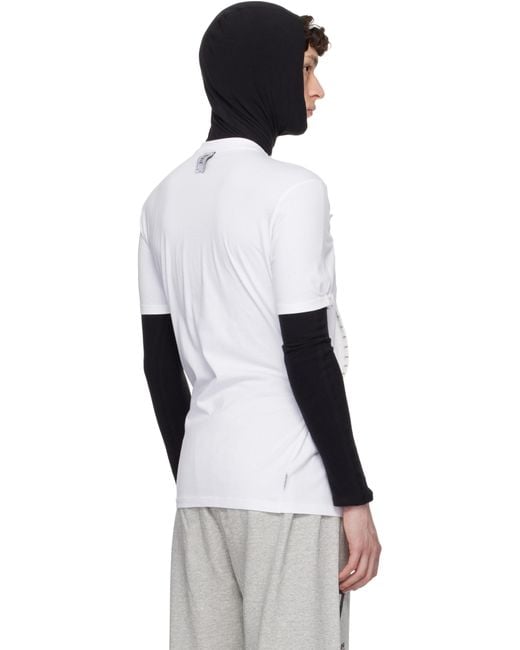 PROTOTYPES Black Hook & Bar T-Shirt for men