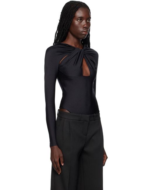 Coperni Black Cutout Bodysuit