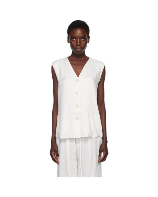 Lauren Manoogian Black Sanded Vest