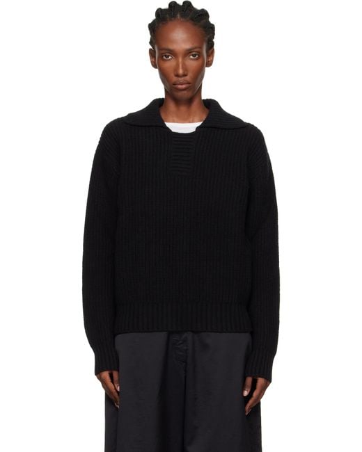 mfpen Black Collar Sweater