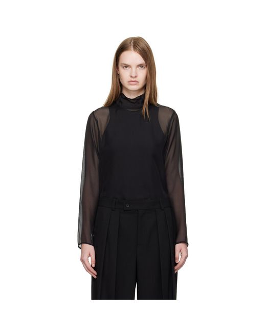 La Collection Black Clarice Blouse
