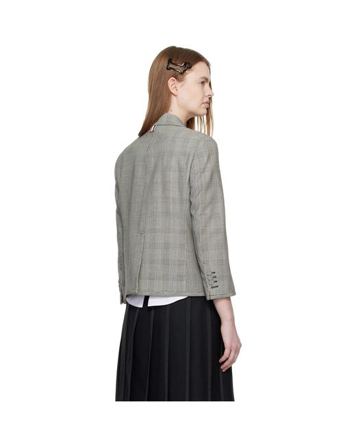 Thom Browne Gray Funmix Fresco Cropped Sportcoat