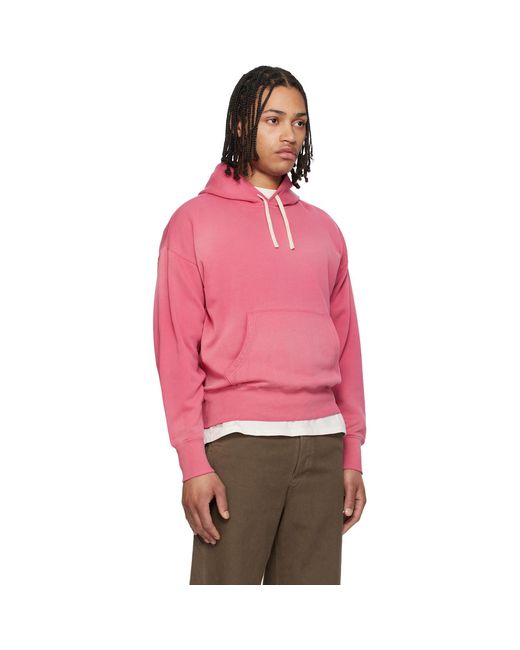 Polo Ralph Lauren Pink Vintage Fit Fleece Hoodie for men