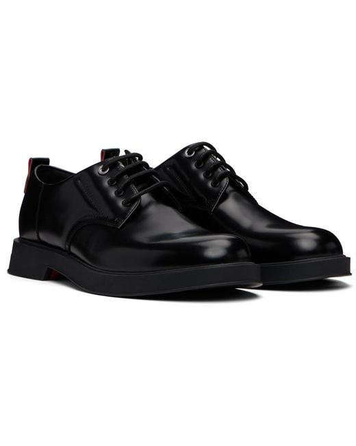 HUGO Black Tassel Loafers for men