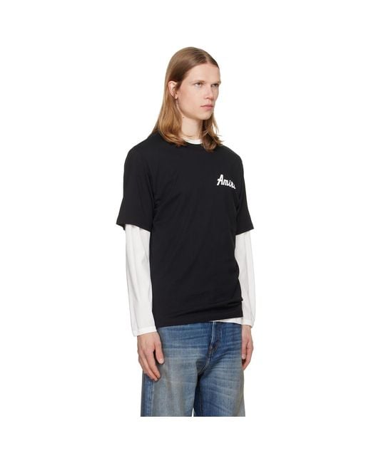 Amiri Black City T-Shirt for men