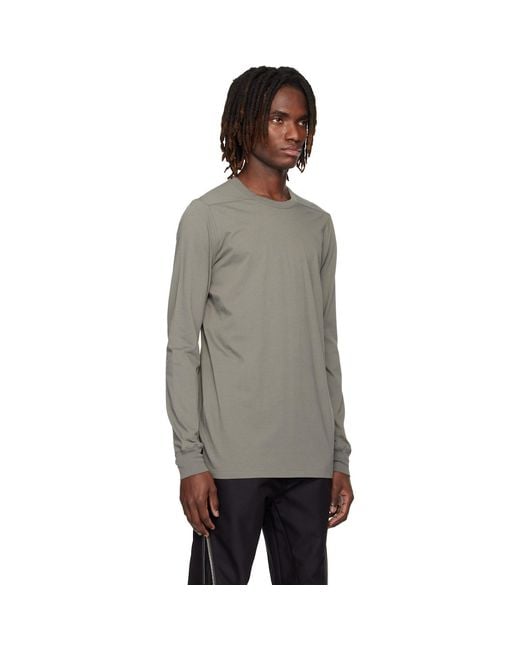 Rick Owens Black Temple Level Ls T-shirt for men
