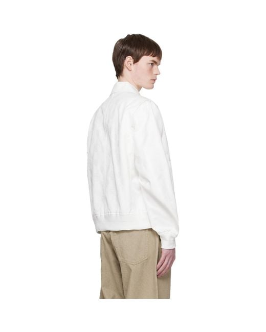 Casablanca White Monogram Jacket for men
