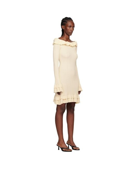 Holzweiler Black Ripple Minidress