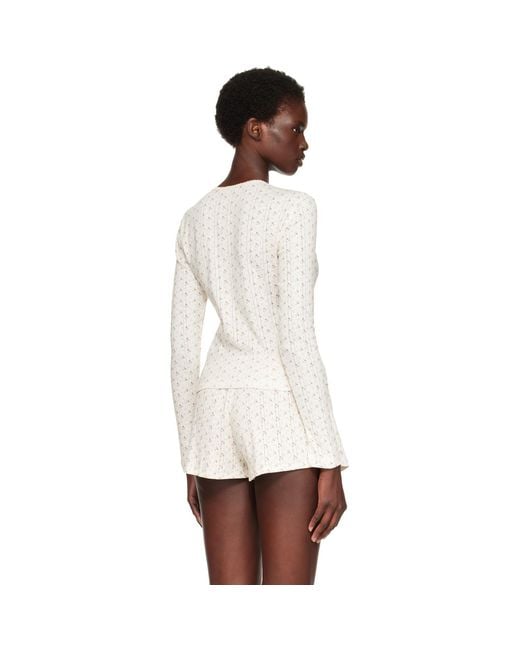 Cou Cou White Off- 'The Cardigan' Cardigan