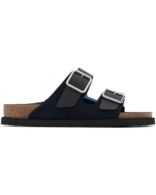 Birkenstock Black 1774 Arizona Pvc Milky Sandals for men