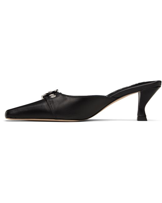 By Far Black Evelyn Mules