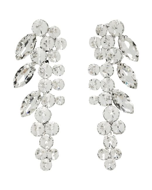 Collina Strada White Chandelier Earrings