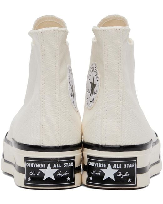 Converse Off-white Chuck 70 Plus Sneakers in Black for | Lyst