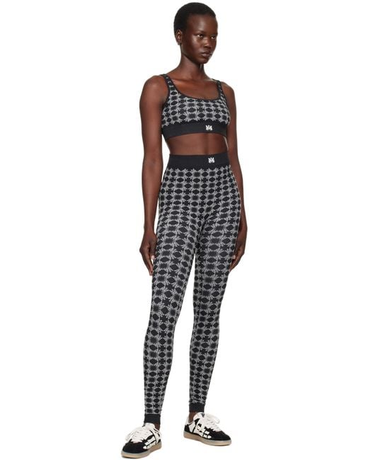 【AMIRI】 MA QUAD SEAMLESS LEGGING Amiri Ma Quad Seamless Leggings in Black | Lyst