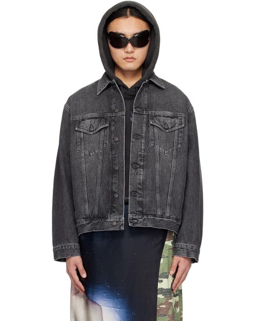 Acne Studios Black Faded Denim Jacket for Men | Lyst Acne Studios Black Faded Denim Jacket for Men | Lyst