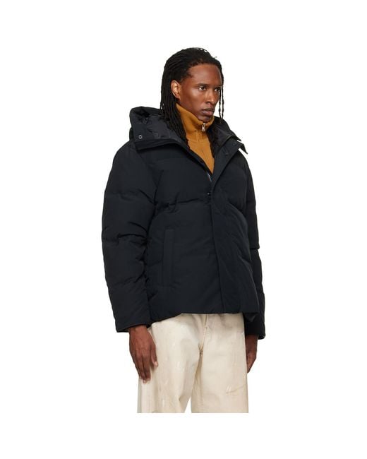 Canada Goose Black Seymour Down Coat for men