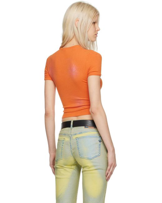 T-shirt t-ele-n1 DIESEL en coloris Orange