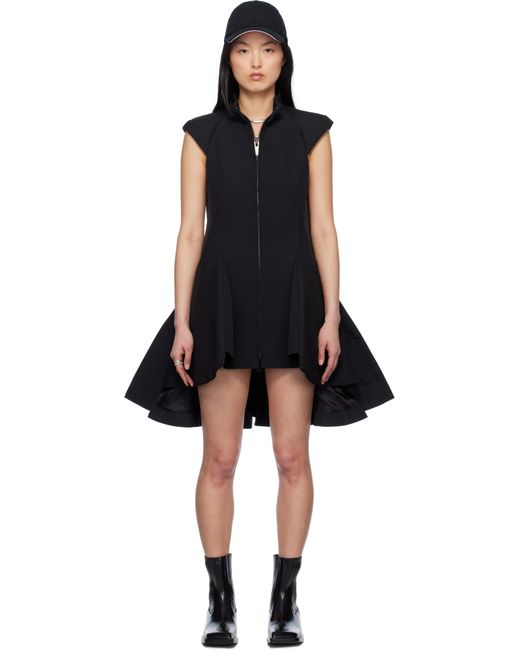 【関税込み】sacai ブラック Matelasse Twill Mix ミニドレス Sacai ブラック Matelasse Twill Mix ミニドレス ブラック | Lyst