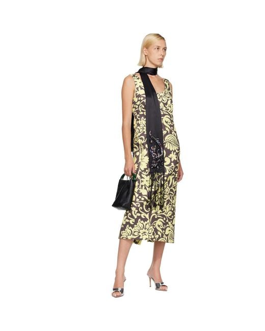 Dries Van Noten Black Fania Scarf
