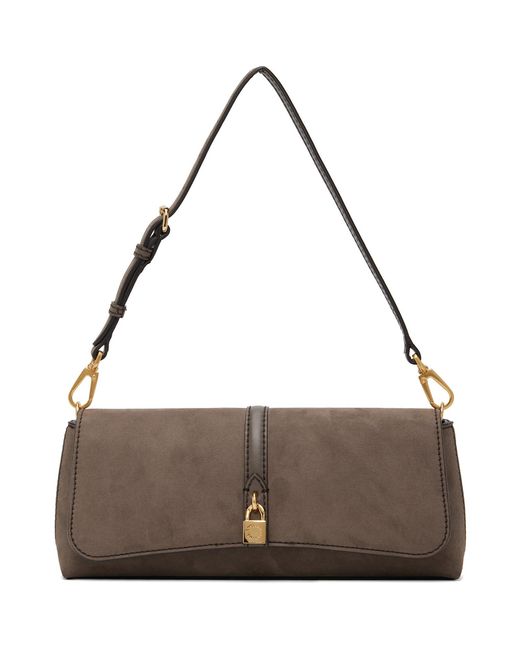 Stella McCartney Brown Taupe Ryder Pochette Shoulder Bag