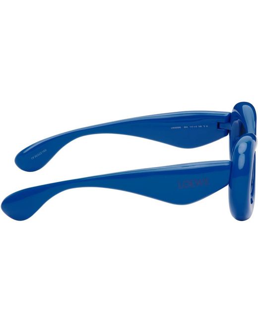 Loewe Blue Round-frame Acetate Sunglasses for men