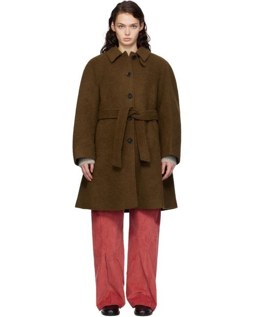【AMOMENTO】24fw ALPACA RAGLAN COAT Amomento Alpaca Raglan Coat in Black | Lyst