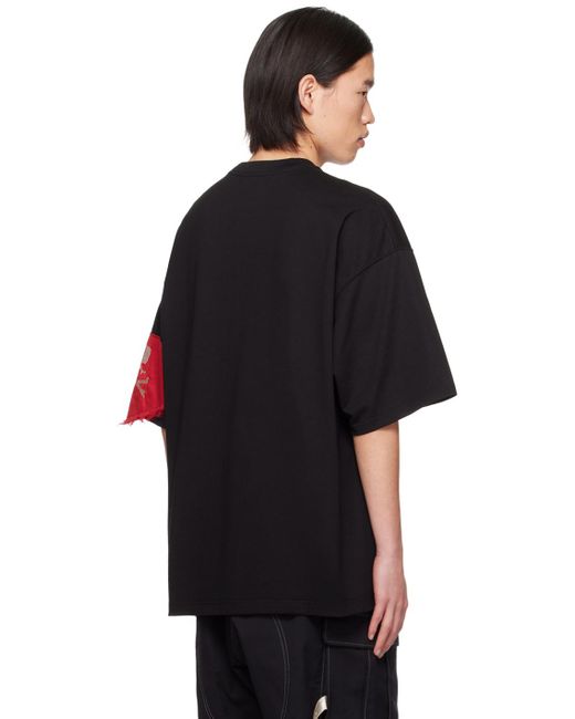 T-shirt noir à écussons à logo Mastermind Japan pour homme en coloris Black
