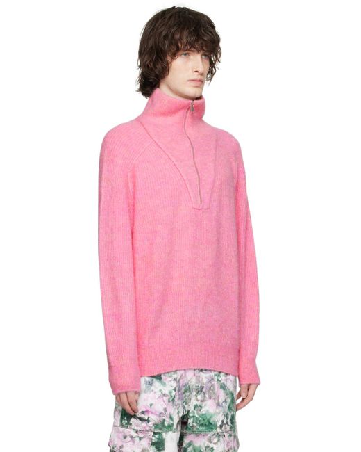 Isabel Marant Pink Bryson Sweater for men