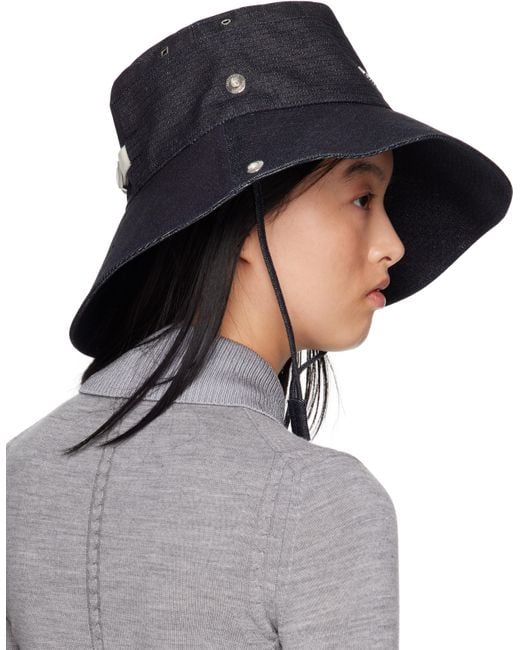 Jacquemus Hat With Logo in Black | Lyst
