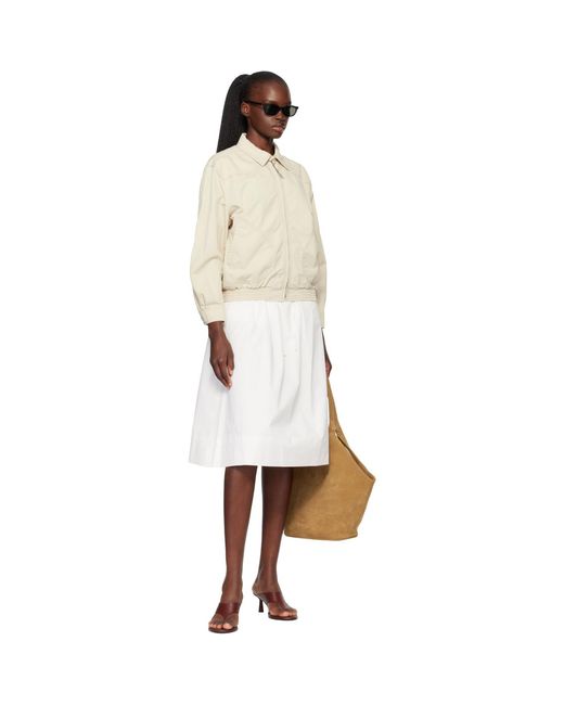 NOTHING WRITTEN Natural Margaret Cotton Cricket Jacket