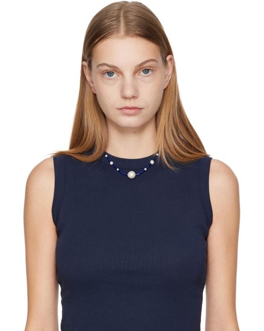 Sophie Buhai Blue Siren Necklace