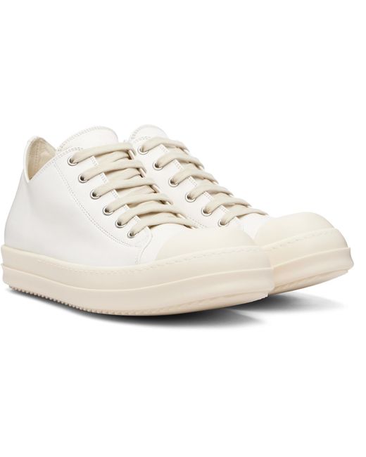 Rick Owens White Off- Tower Low Sneaks Sneakers for men