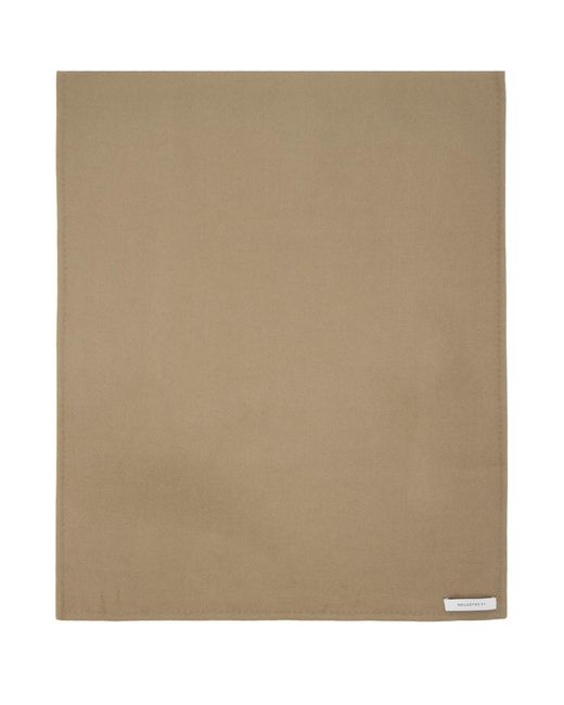 La Collection Natural Taupe Wool Cashmere Julie Scarf