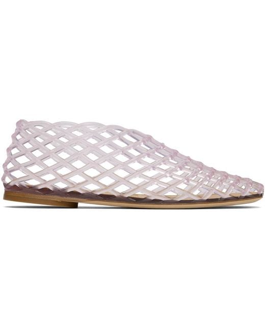 The Row Black Transparent Mara Flat Sandals