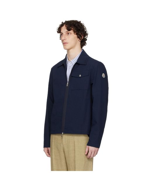 Moncler Blue Archivio Creativo Jacket for men