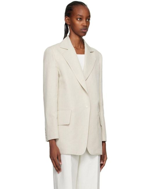 Max mara hotsell white blazer