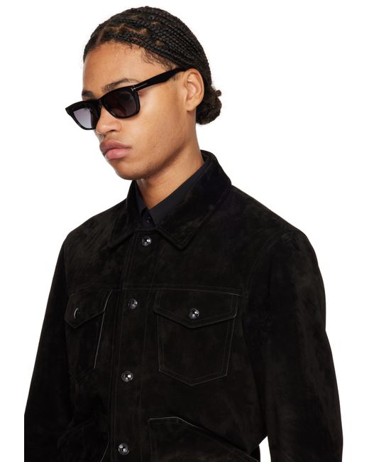 メンズ Tom Ford ブラック Kendel サングラス Black