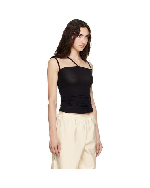 Baserange Black Nida Tank Top