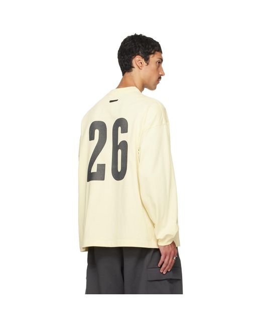 Fear Of God Natural Merch Long Sleeve T-Shirt for men