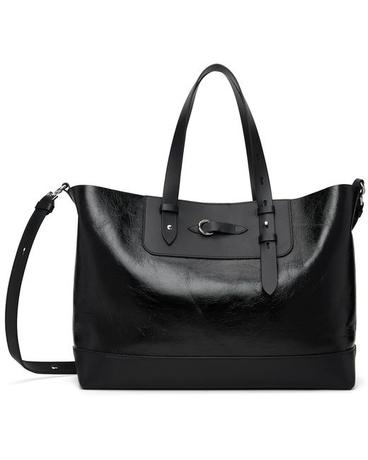 Maison Margiela Black Shopping Horizontal Medium Tote for men