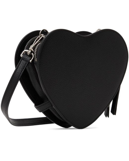Vivienne Westwood Heart-shaped Leather Cross-body Bag in Black