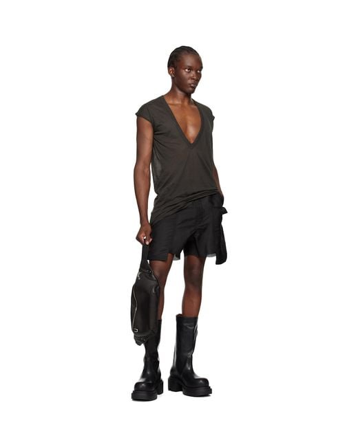Rick Owens Black Porterville Dylan T-Shirt for men