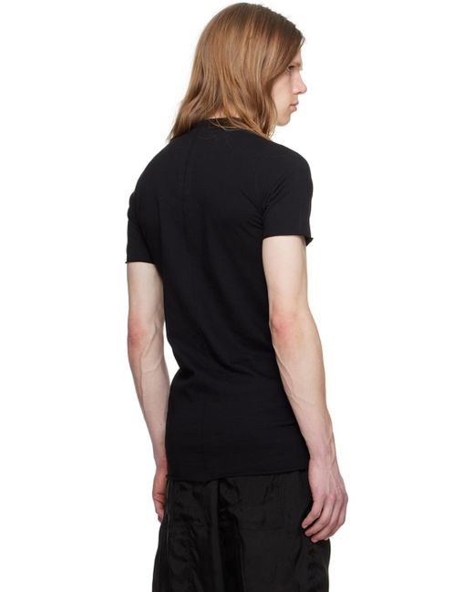Rick Owens Black Basic T-shirt for men