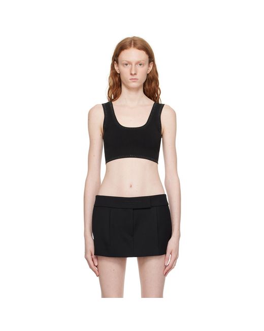 Alexander Wang Black Crystal Camisole