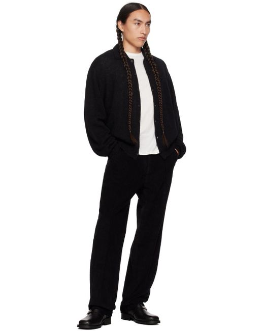 Our Legacy Black Evening Cardigan for men