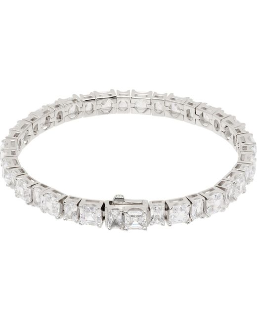 Hatton Labs Metallic Puzzle Tennis Bracelet for men