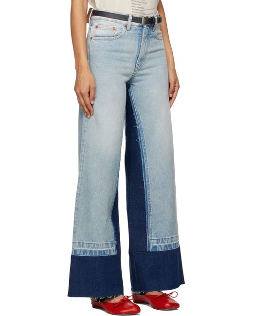 MM6 by Maison Martin Margiela ブルー ファイブポケット ジーンズ Blue