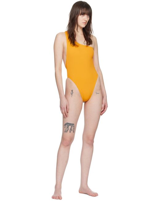 Louisa Ballou Black Plunge One-piece Swimsuit