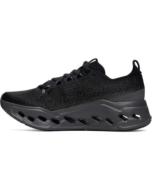 On Shoes Black Cloudsurfer Max Sneakers