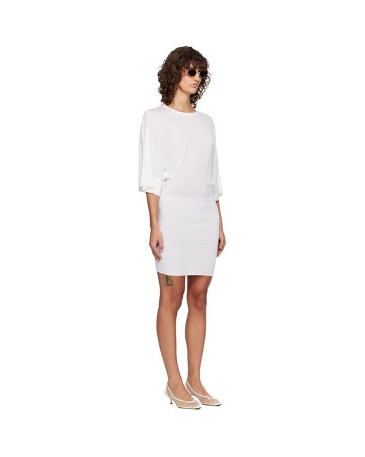 Jacquemus Black Off- 'La Robe Maille Mananco' Minidress